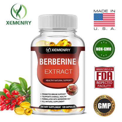 Berberine Extract 1800Mg - High Absorption, Heart Health Support Supplements