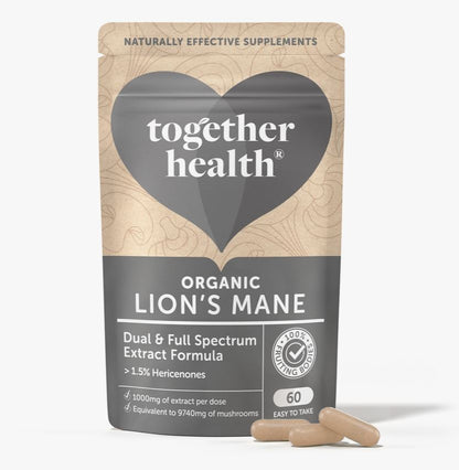 Together Health - Lion'S Mane Mushroom 1000Mg High Strength & Organic