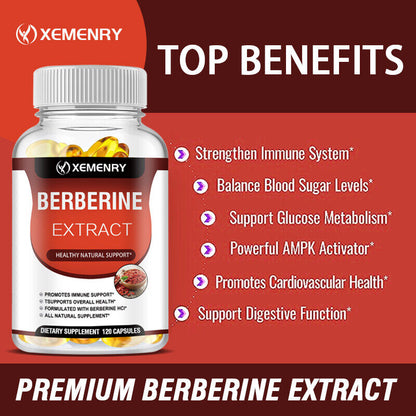 Berberine Extract 1800Mg - High Absorption, Heart Health Support Supplements