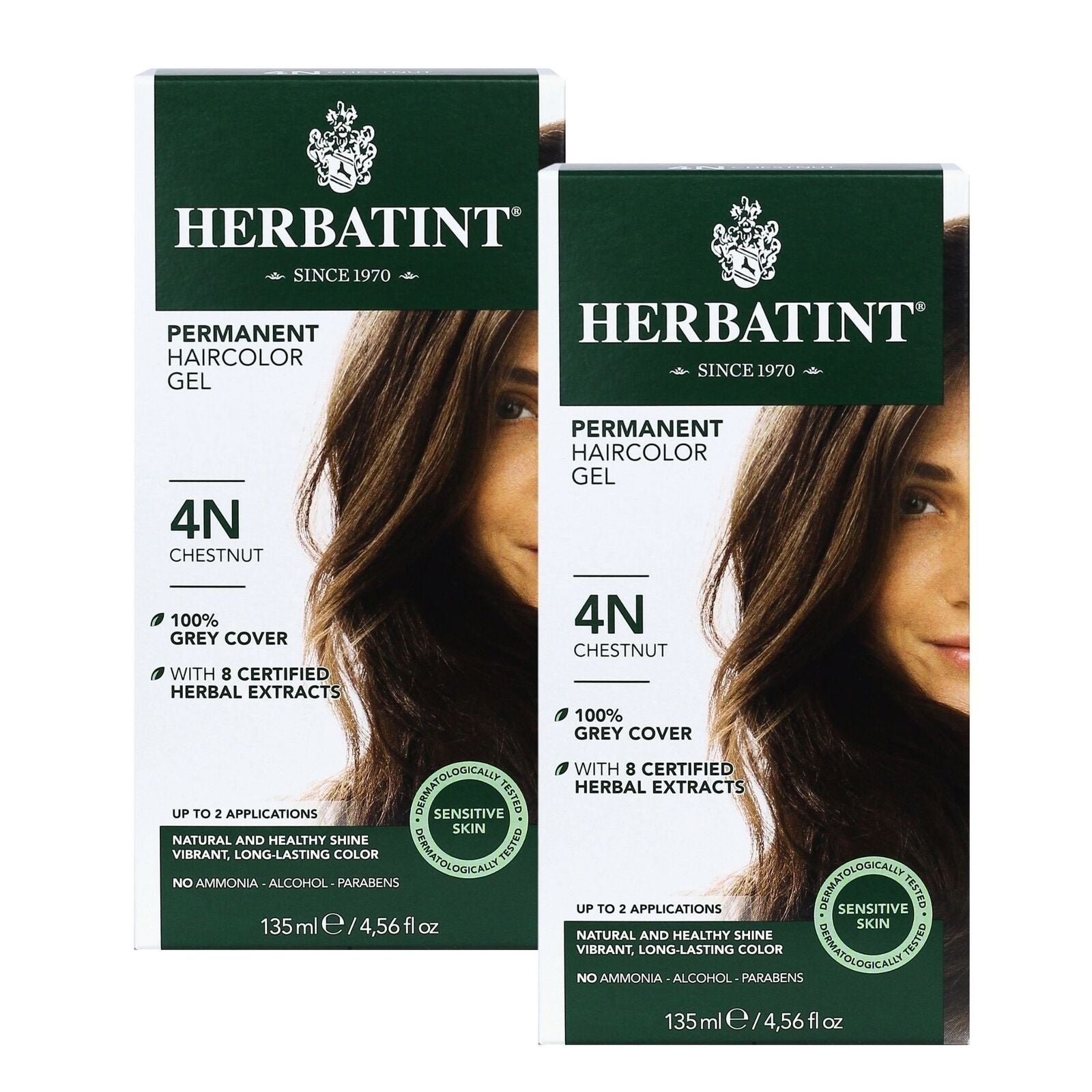 Herbatint 4N-Chestnut 2 Pk (9.12 Fl Oz) Box