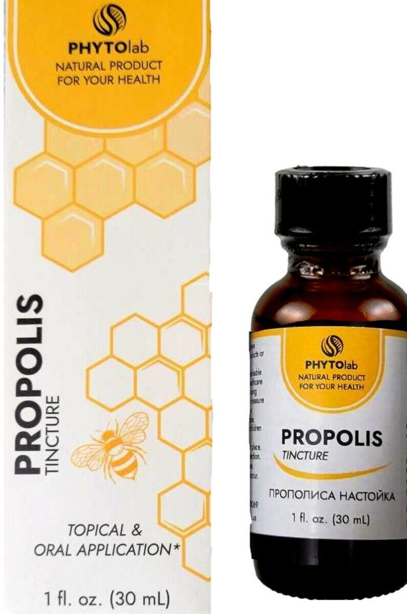 Propolis Tincture 1 Fl Oz ( 30Ml ) Proplis Extract Phytolab Made in USA