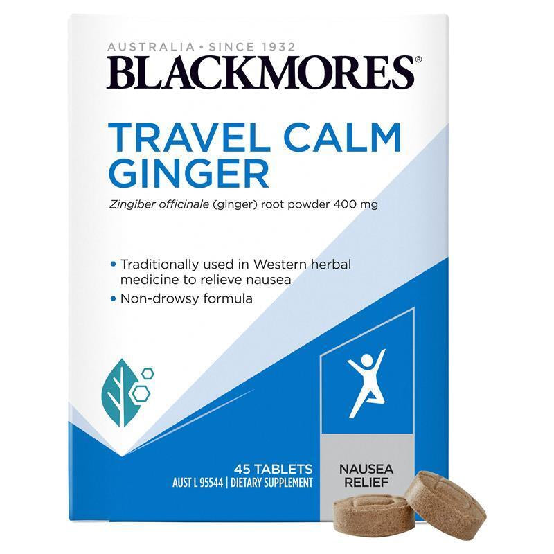 Blackmores Travel Ginger 45 Tablets