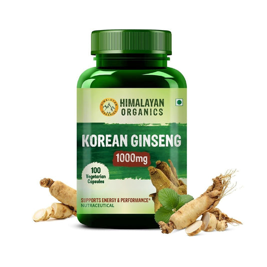 100 Capsules Korean Red Ginseng 1000Mg Immunity Energy for Men