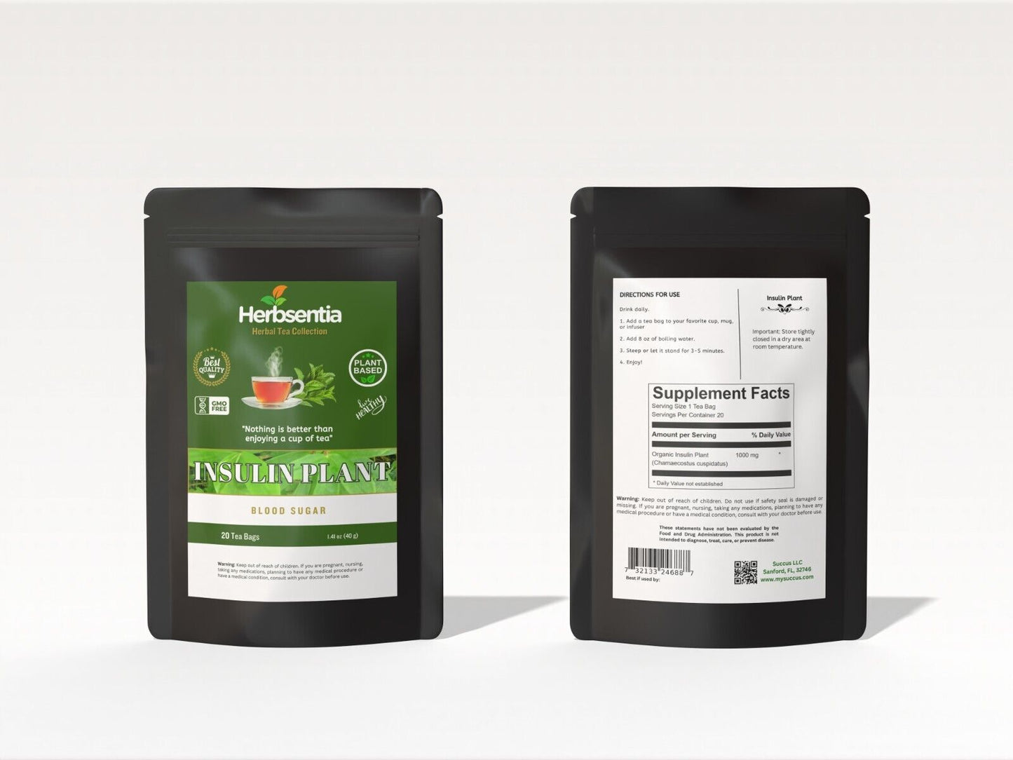 Herbsentia Insulin Plant Tea - (Premium)