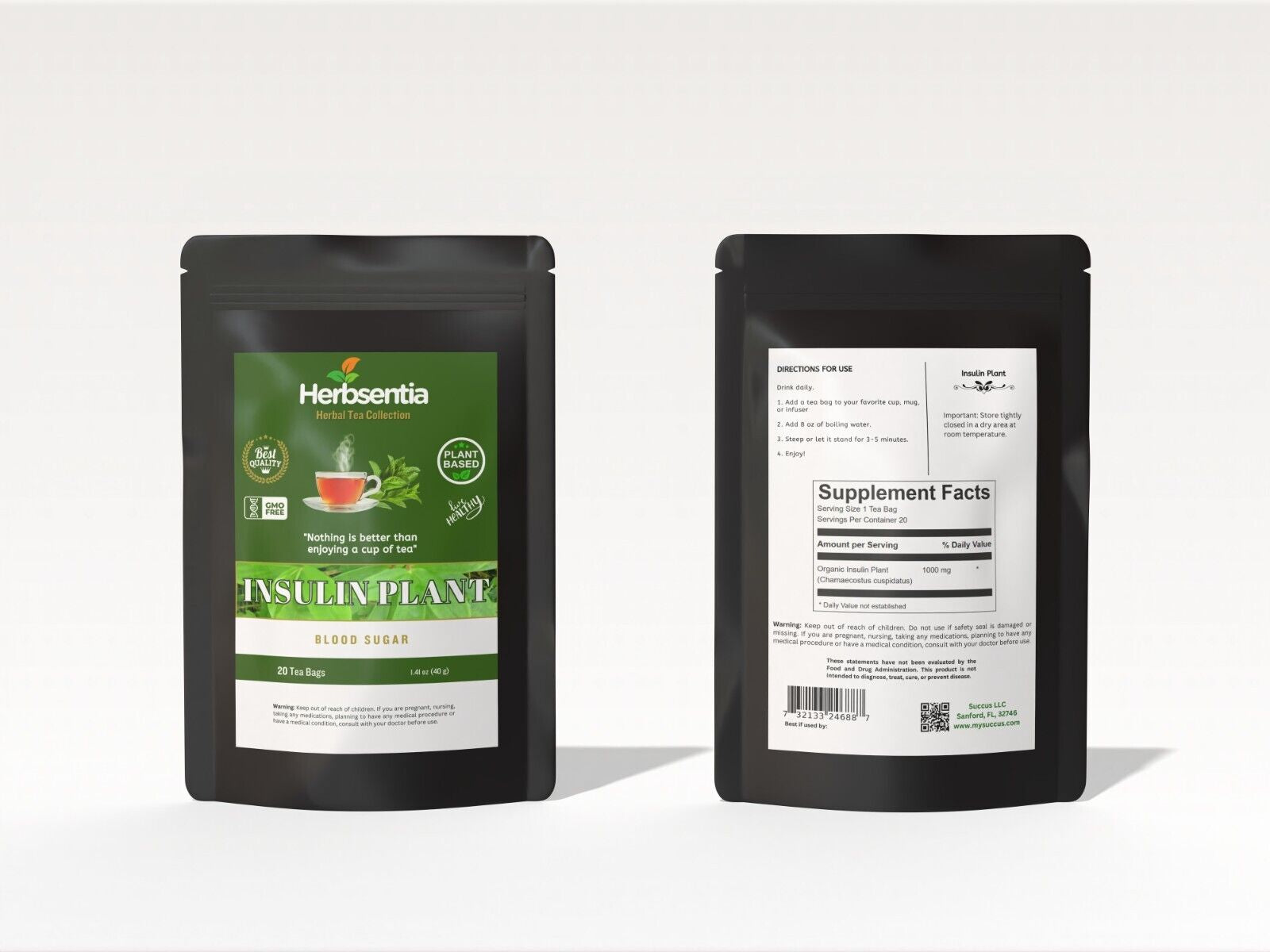 Herbsentia Insulin Plant Tea - (Premium)