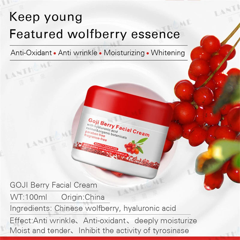 2017 NEW Original Goji Cream 100G Facial anti Aging anti Wrinkle Creams anti Oxidant Goji Berry Eye Revitalizing Whitening Cream