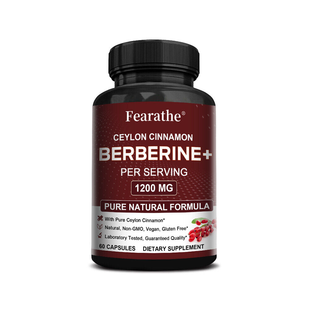 Berberine Supplement 1200Mg per Serving High Absorption Heart Health Support