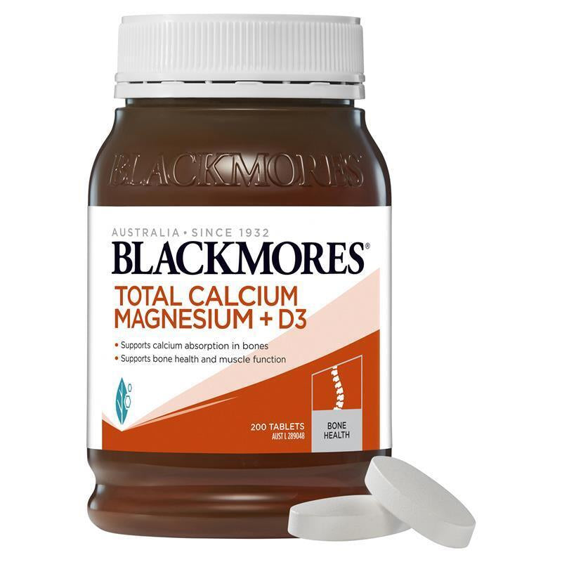 Blackmores Total Calcium and Magnesium + D3 200 Tablets