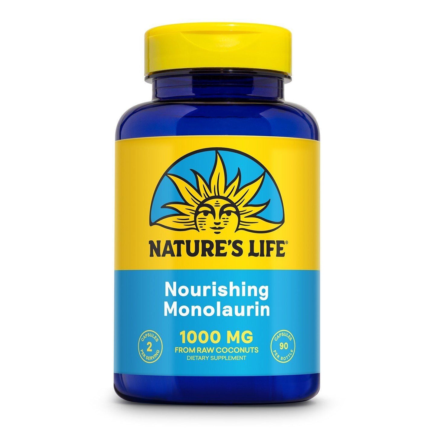 Natures Life Nourishing Monolaurin 90 Vegcap