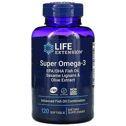 LIFE EXTENSION Super Omega-3 (EPA DHA) 120 Softgels