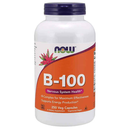 Vitamin B-100 (Comprehensive Vitamin B Set) 250 Veg Caps