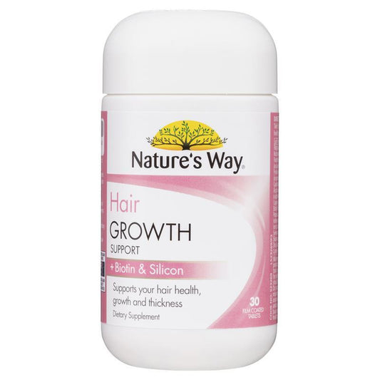 Nature'S Way Hair Growth Support + Biotin & Silicon 30 Tablets