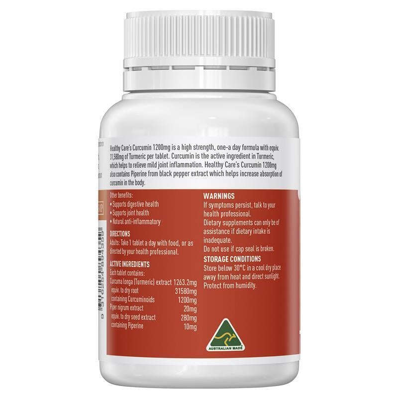 Healthy Care Curcumin 1200Mg 40 Tablets