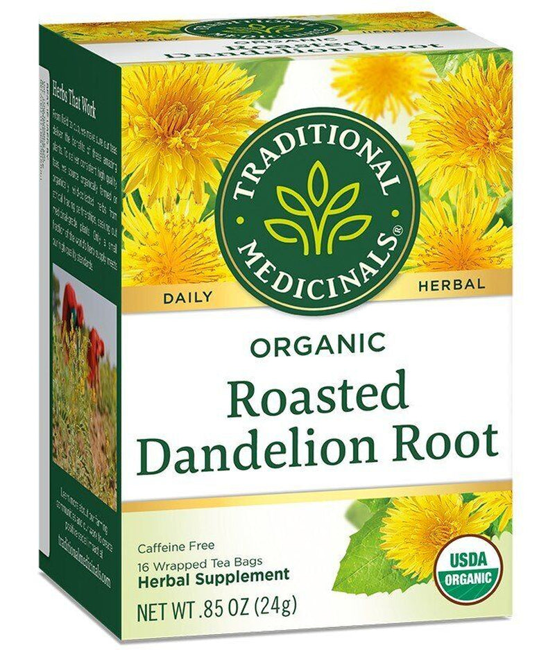 Traditional Medicinals Organic Roasted Dandelion Root Tea 16 Bag