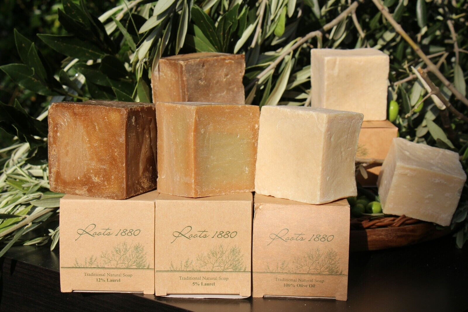 Heritage Natural Organic Olive Oil and Laurel Organic Soap Hand Made Bulk