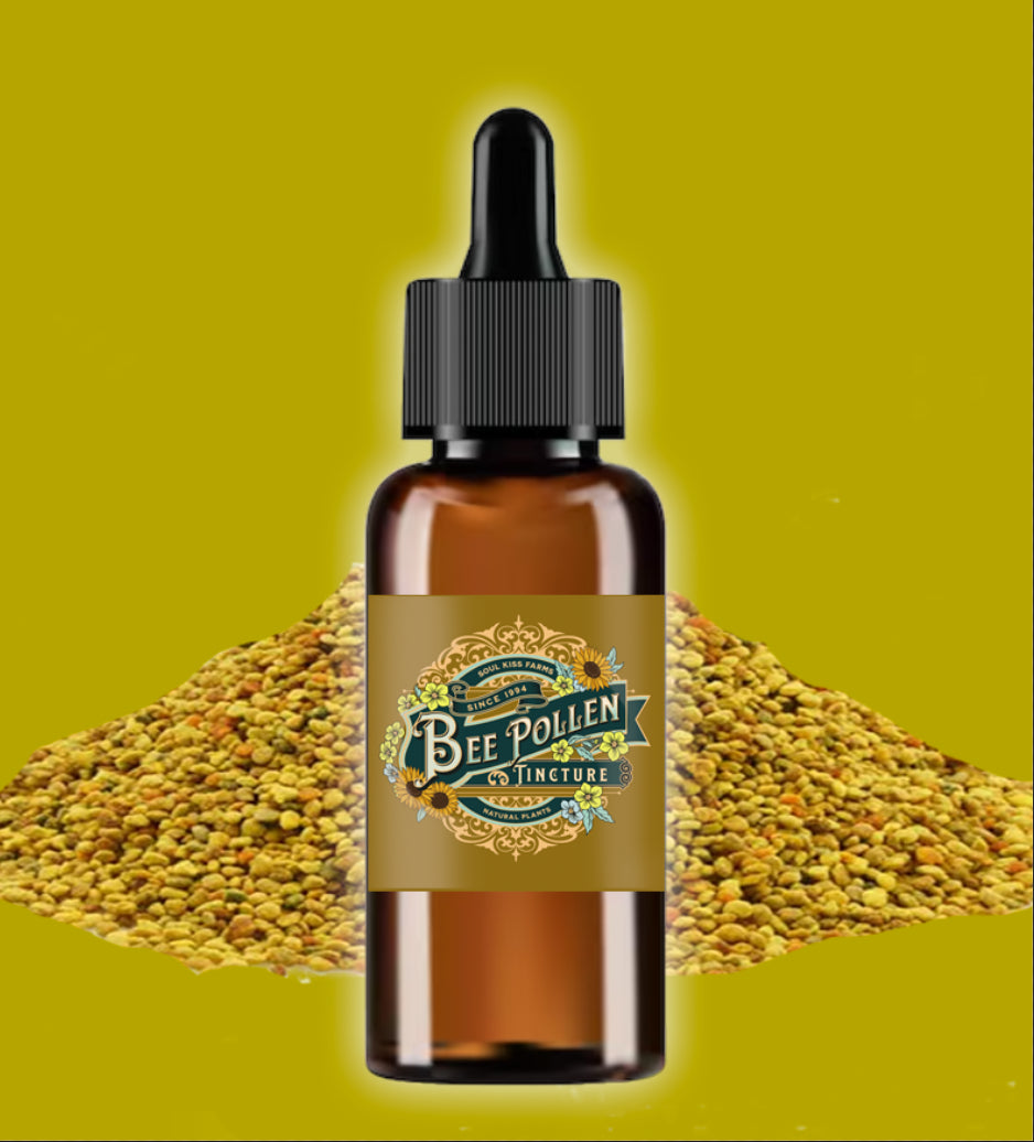 Bee Pollen Granules Bee Pollen Tincture Bee Pollen Extract Liquid Made in USA