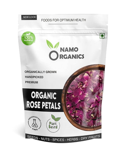 Natural Rose Petal Herbal Tea Sun-Dried Petals 100B Gram Pack of 1