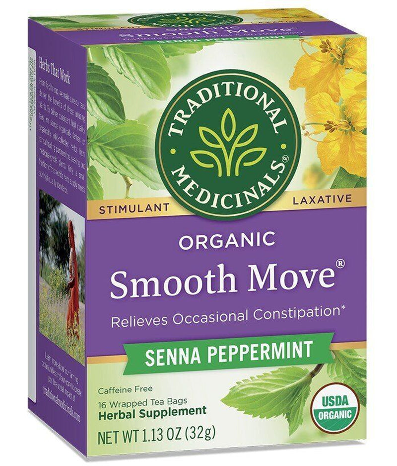 Traditional Medicinals Smooth Move Peppermint Tea 16 Tea Bag