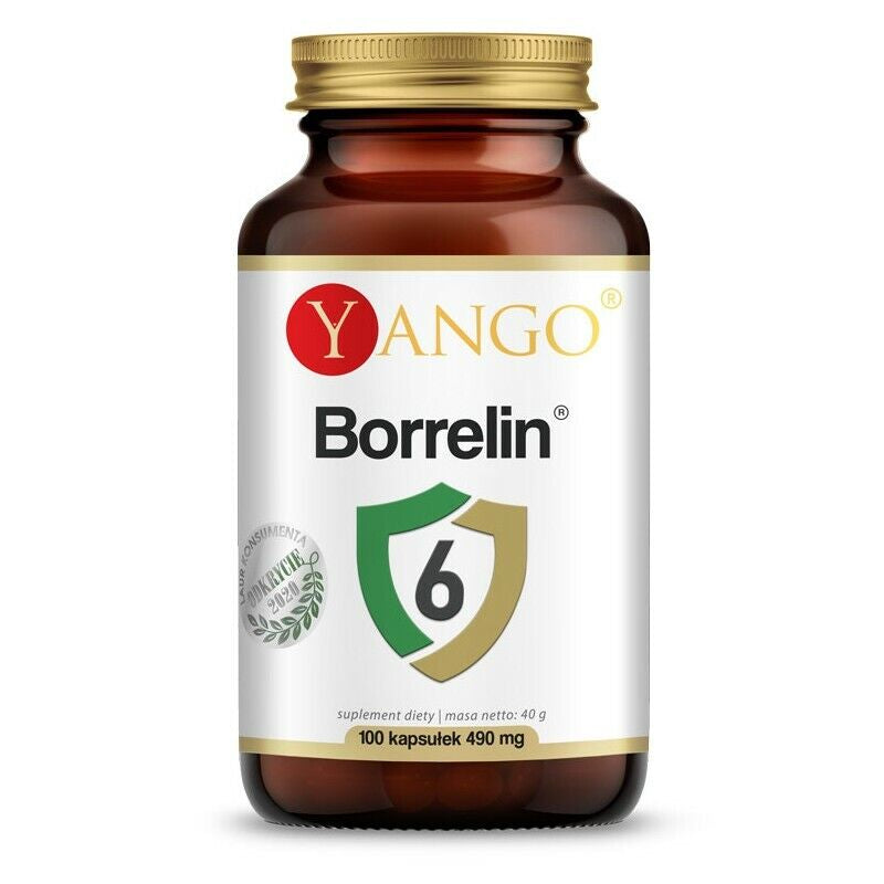 YANGO Borrelin 6 (Lyme Disease Support) 100 Capsules