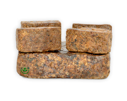 Raw African Black Soap 2 Oz. Bar 100% Pure Natural Organic Ghana Body Face Wash