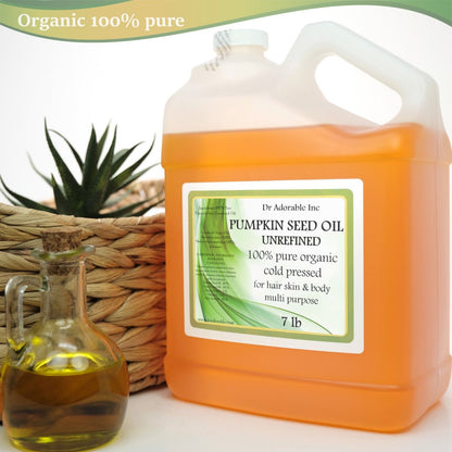 Unrefined Pumpkin Seed Oil 100% Pure 2Oz 4Oz 8Oz 12Oz 16Oz up to Gallon Organic