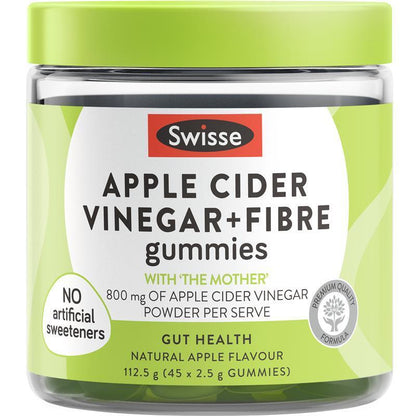 Swisse Apple Cider Vinegar & Fibre Gummies 45 Pack