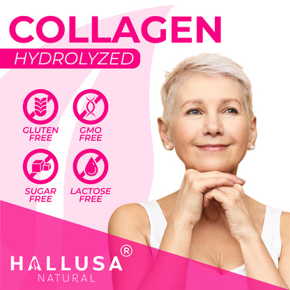 HYDROLYZED COLLAGEN Complex - Skin, Hair & Joint Care - Anti-Aging - 60 Caps