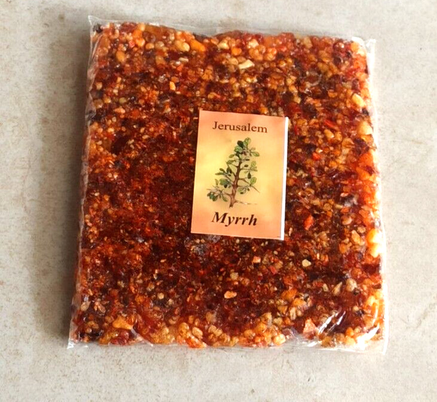 Incense Myrrh from Jerusalem Holy Land Resin Gift Blessing in Home