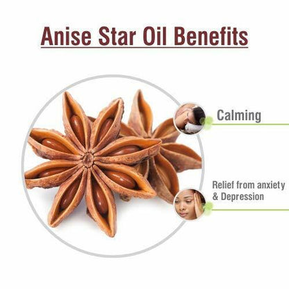 Anise Star (Illicium Verum) 100% Pure & Natural Essential Oil - [10Ml - 25 Ltr].