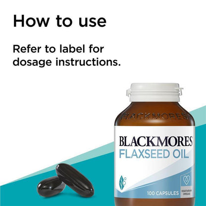 Blackmores Flaxseed Oil 100 Capsules