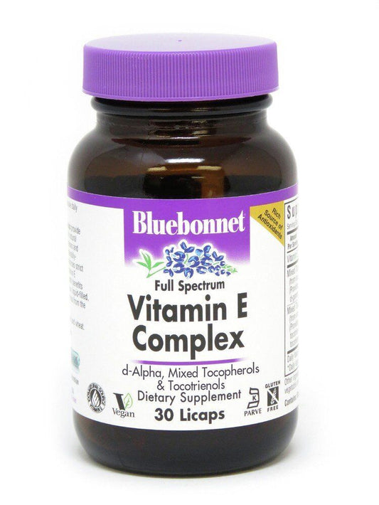 Bluebonnet Full Spectrum Vitamin E Complex 30 Vegcap