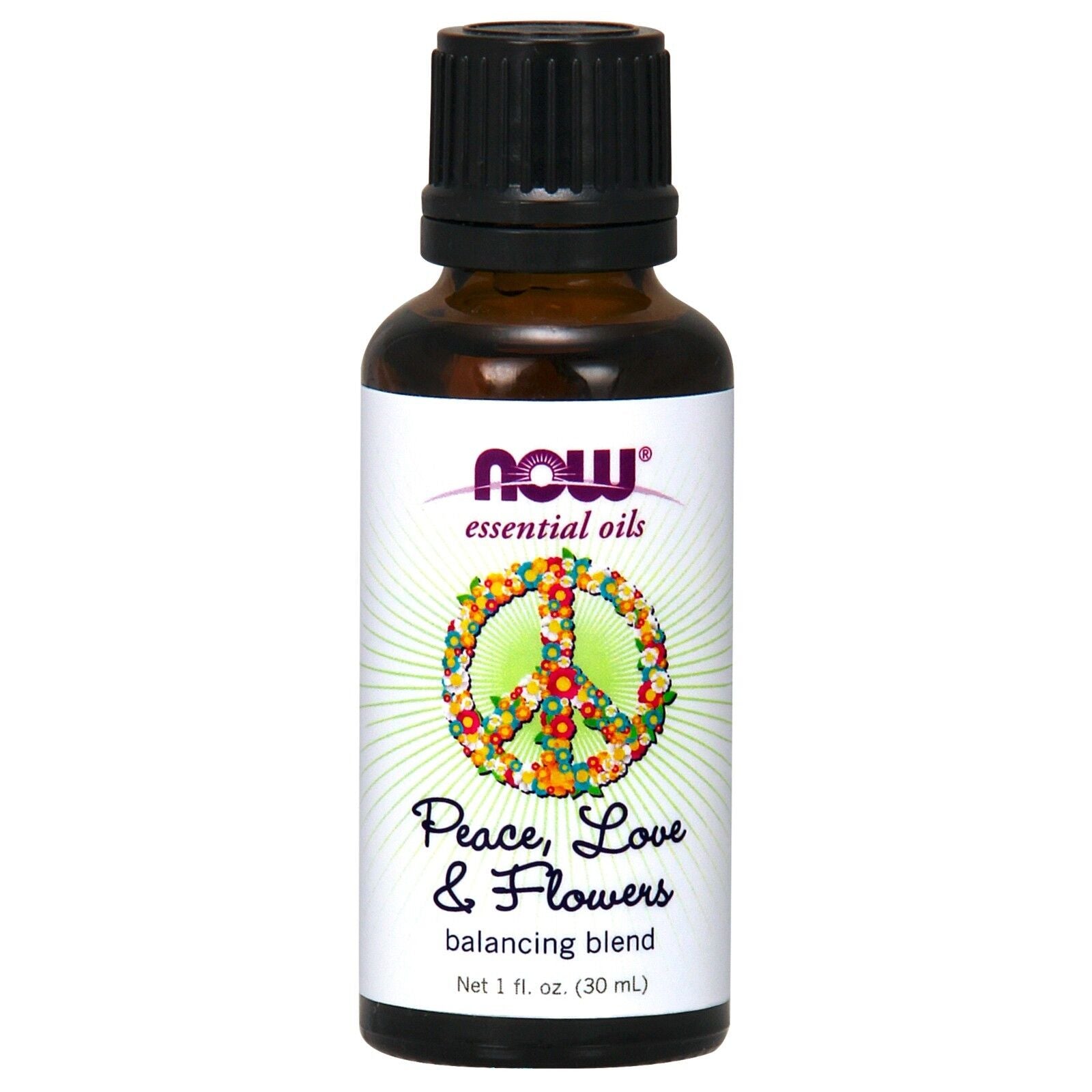 NOW Foods Peace, Love & Flowers Oil Blend, 1 Fl. Oz.