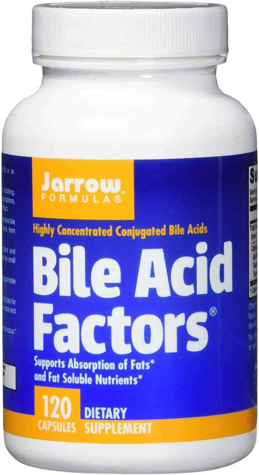 JARROW FORMULAS Bile Acid Factors 120 Capsules