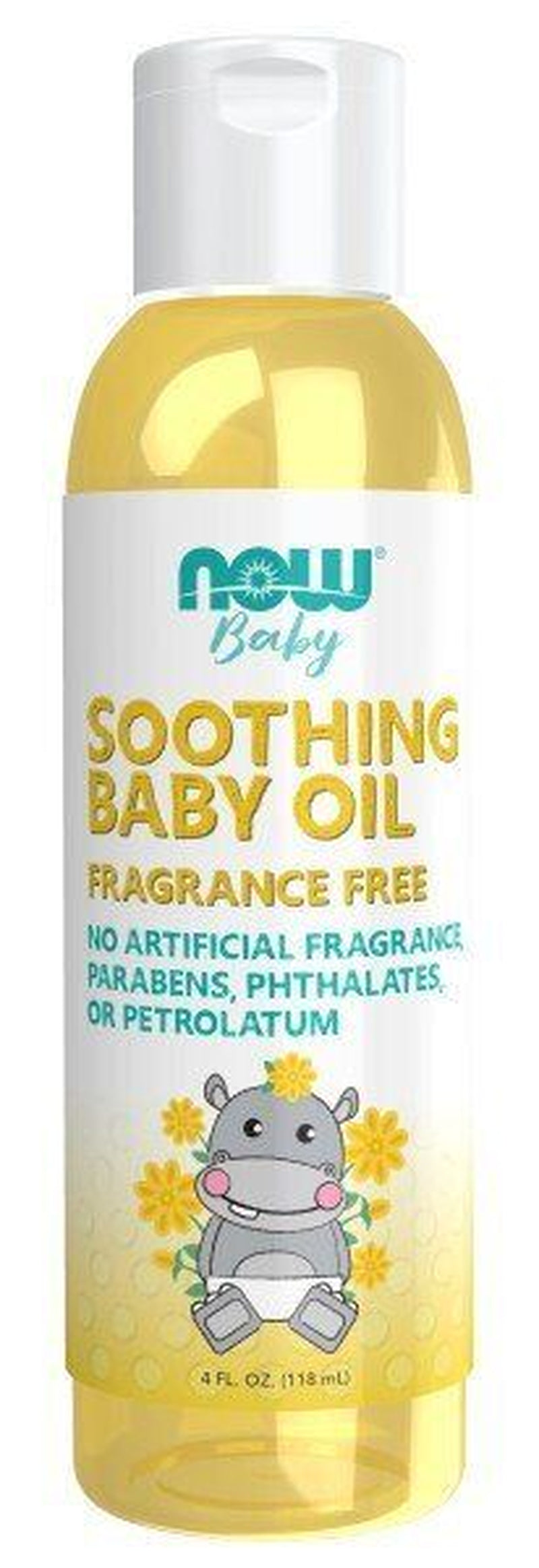 Soothing Baby Oil, Fragrance Free 4 Fl Oz Oil