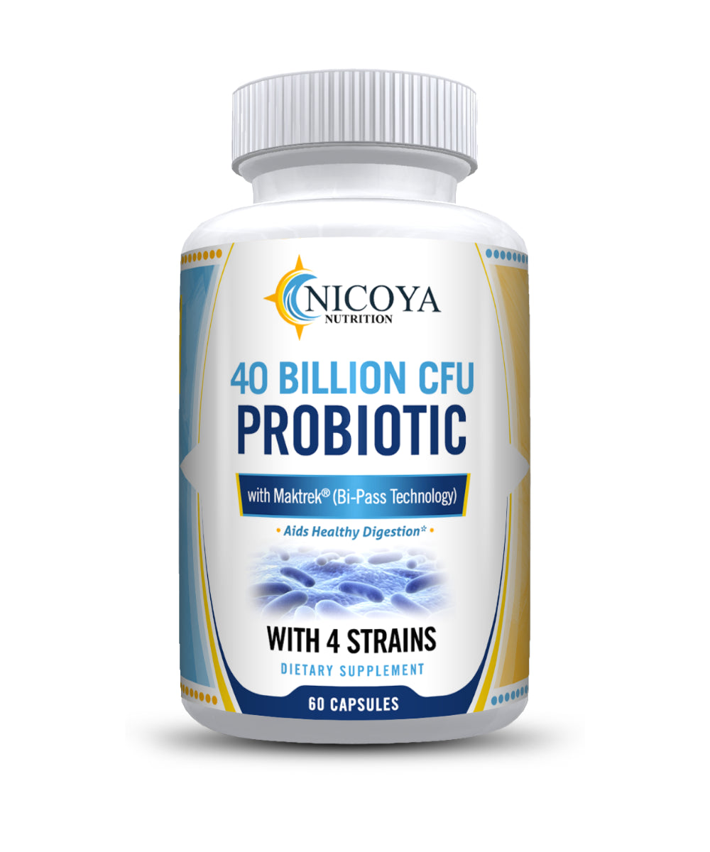 Probiotics 40 Billion Cfu'S, Digestive, Immune Health, Gas, Bloating Supplement