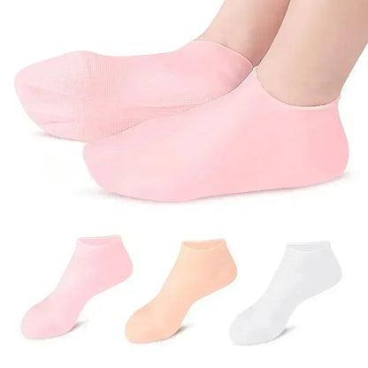 Reusable and Refillable Foot Poultice Detox Treatment Spa Gel Socks (Great with castor oil)