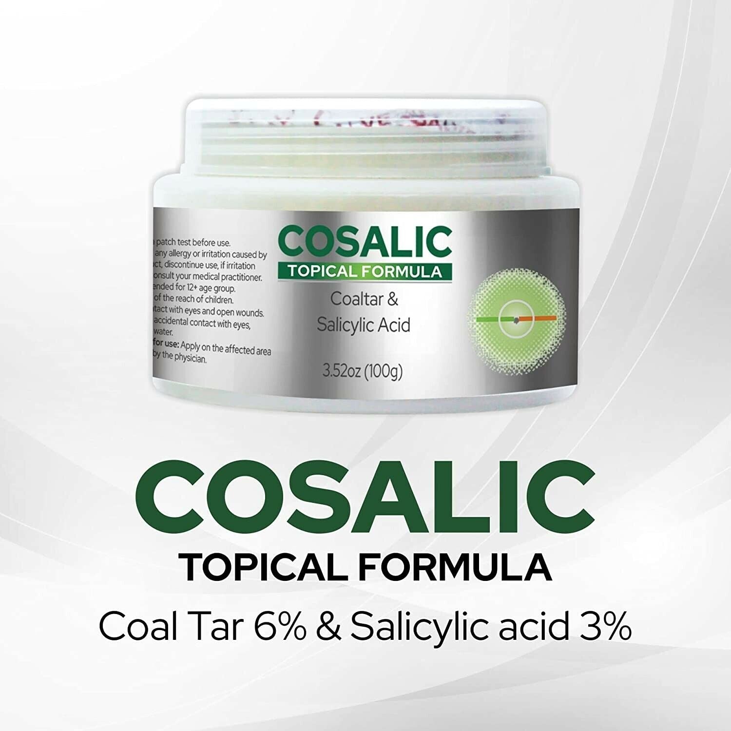 Coal Tar Cosalic Salicylic Acid {100Gm/3.52Oz} [Pack of 10].