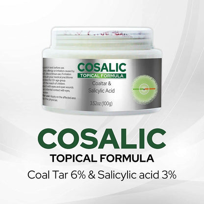 Coal Tar Cosalic Salicylic Acid {100Gm/3.52Oz} [Pack of 10].