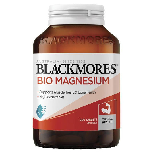 Blackmores Bio Magnesium 200 Tablets Exclusive Size