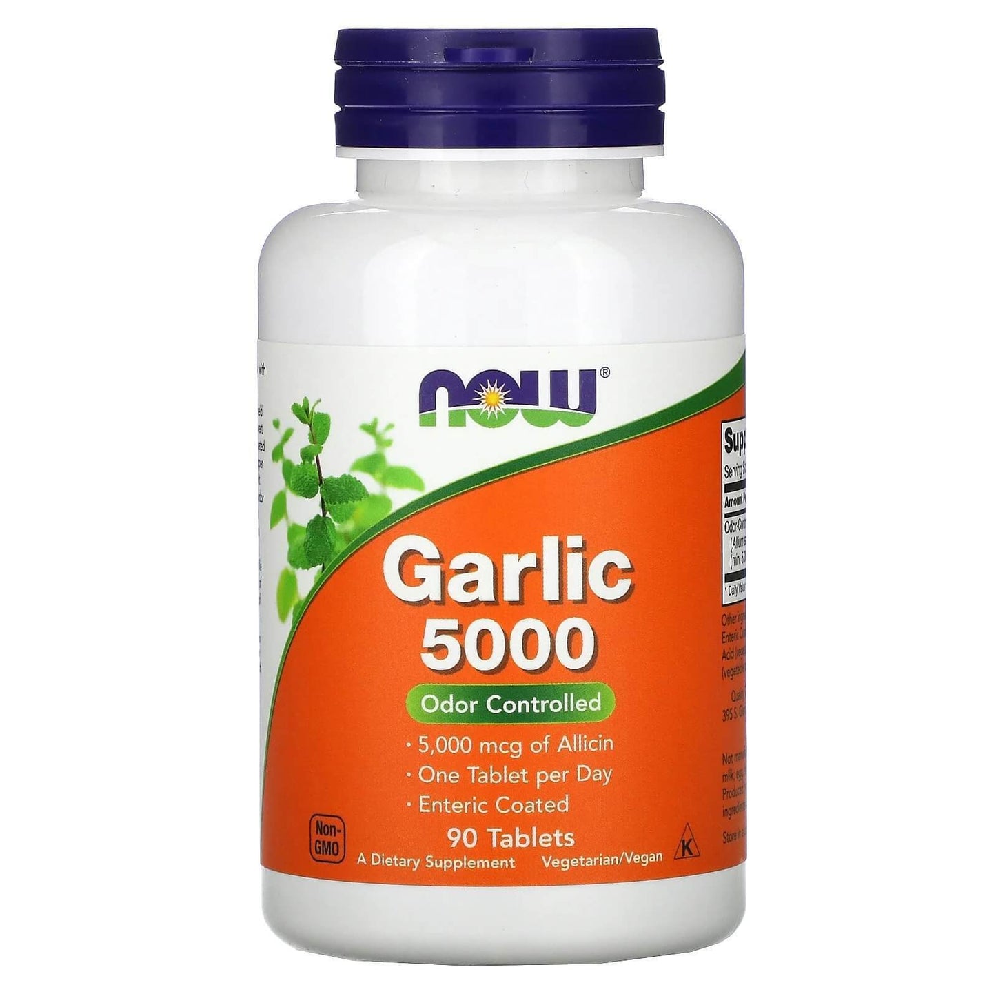 Garlic 5000 90 Vegetarian Tablets Odor Controlled