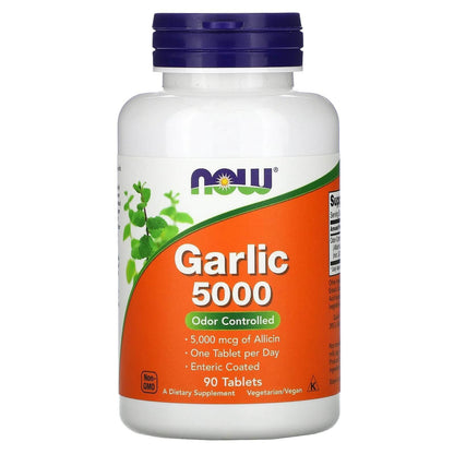 Garlic 5000 90 Vegetarian Tablets Odor Controlled