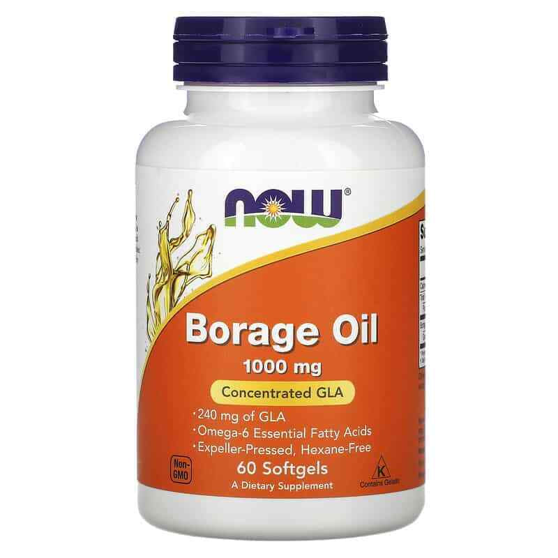 Borage Oil 1000Mg (GLA) 60 Softgels