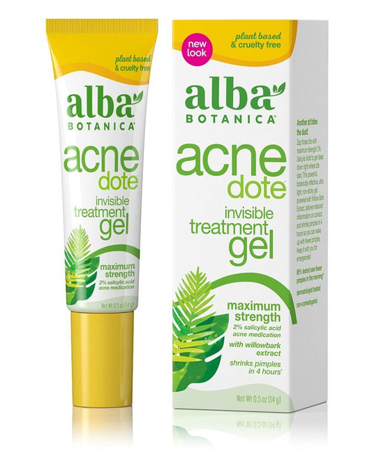 Alba Botanica Acnedote Skin Care Invisible Treatment 0.5 Oz Liquid