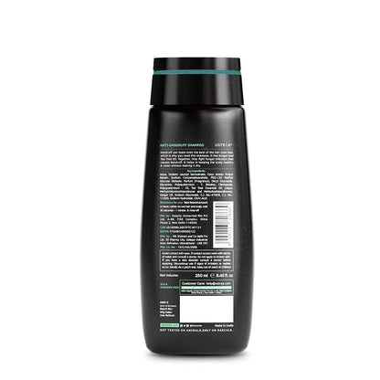 Shampoo with Climbazole, Ginger & Tea No Mineral Oil Controls Dandruff 250 Ml