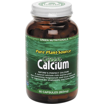 GREEN NUTRITIONALS Green Calcium Vegan Capsules (600Mg) 60