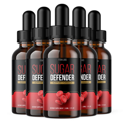 Sugar Defender, (5 Pack) (10Oz)