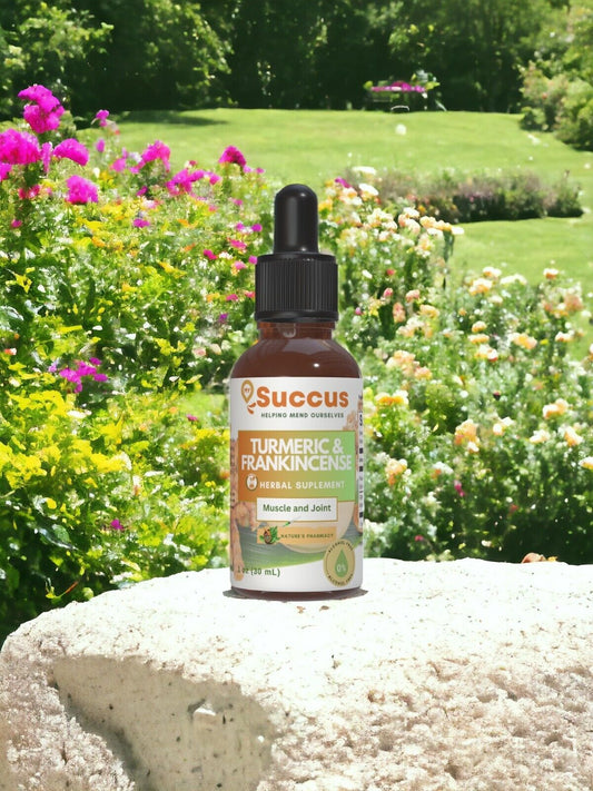 Turmeric and Frankincense Tincture - (Knee, Hip, & Joint) Alcohol Free