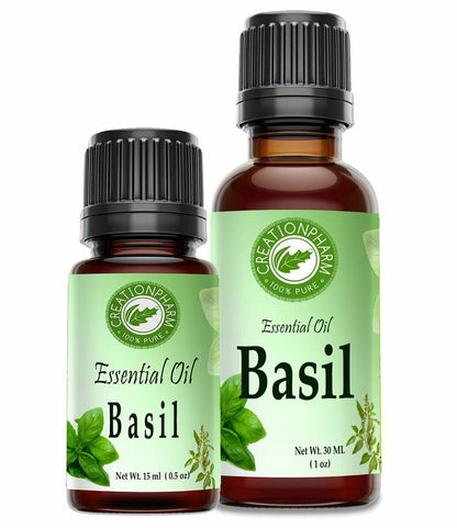 Basil Essential Oil 30Ml (1 Oz) 100% Pure- Albahaca Aceite Esencial