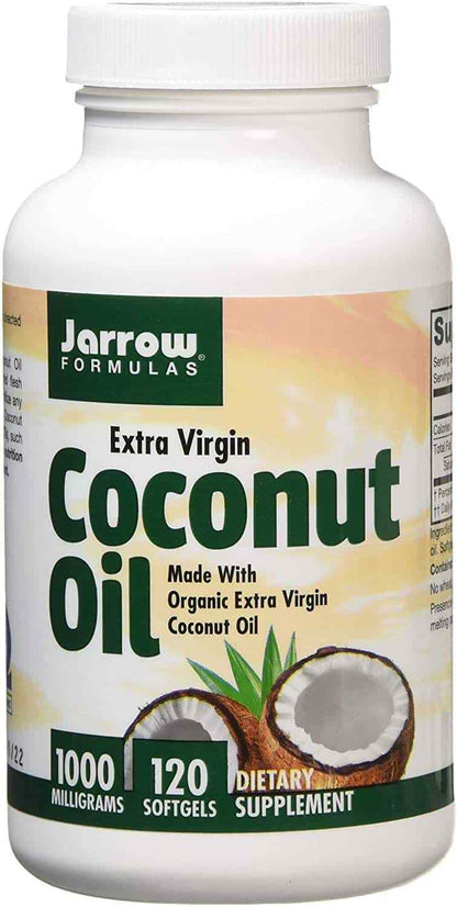 JARROW FORMULAS Extra Virgin Coconut Oil 120 Softgels