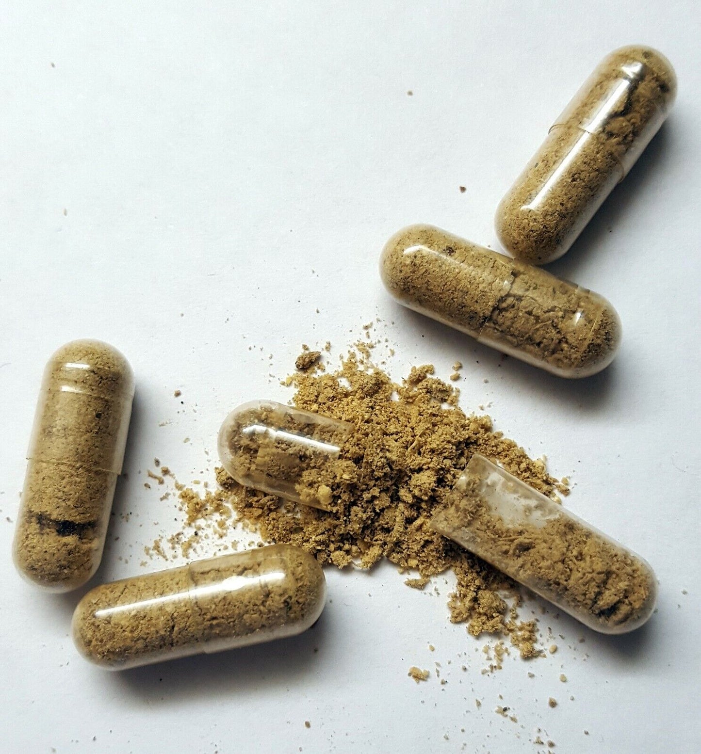 Ground Ginger Root Powder Capsules (300) - Made Fresh on Demand! ALL NATURAL!